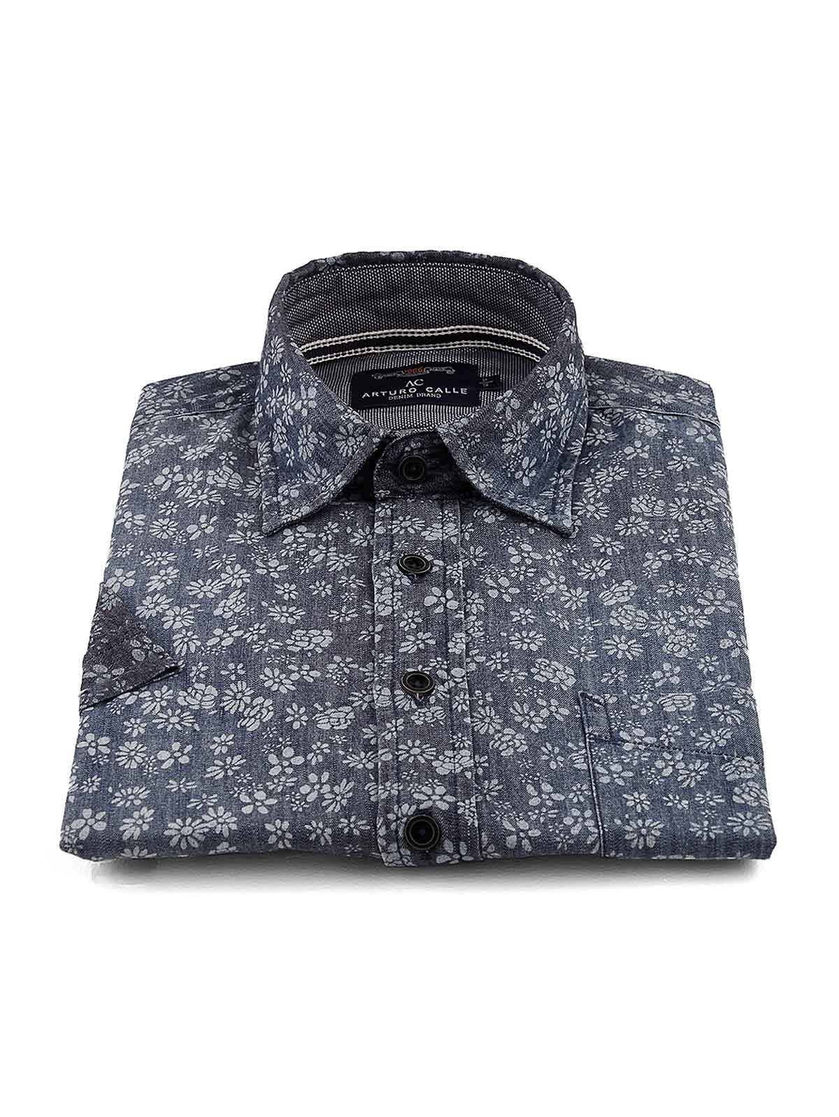 Camisa Regular Calle Corta Arturo 82562 Manga Fit Casual SHqxrwSZ
