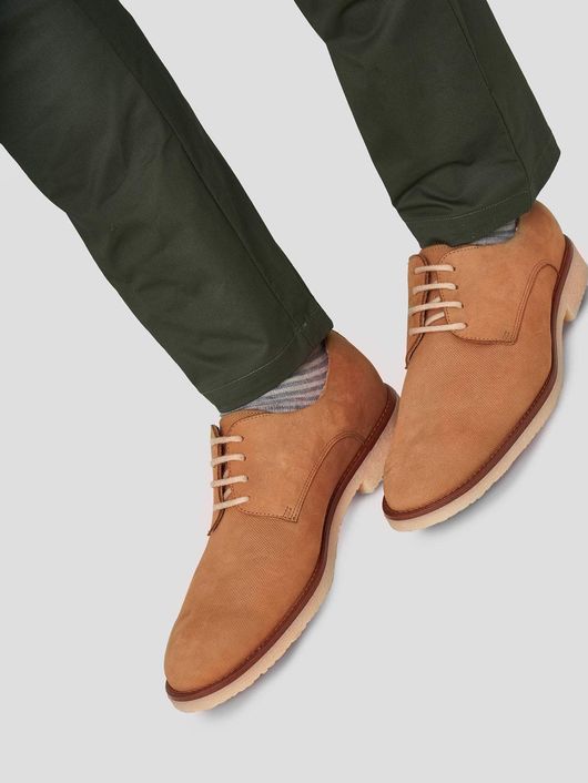 zapatos casuales beige caballero