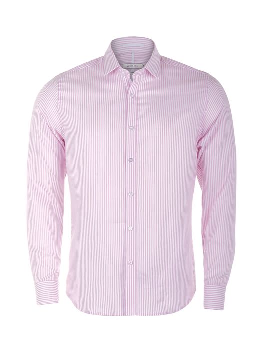 camisa hombre rosa palo