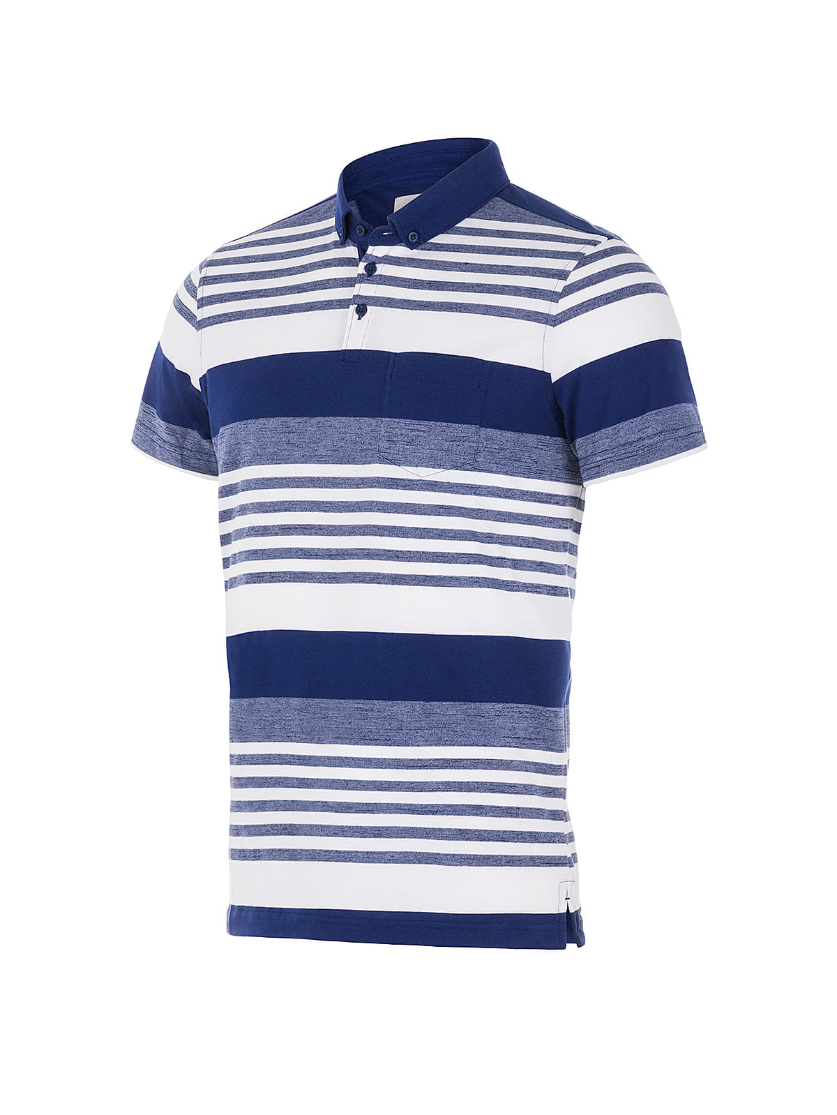 camisa polo rayas azules