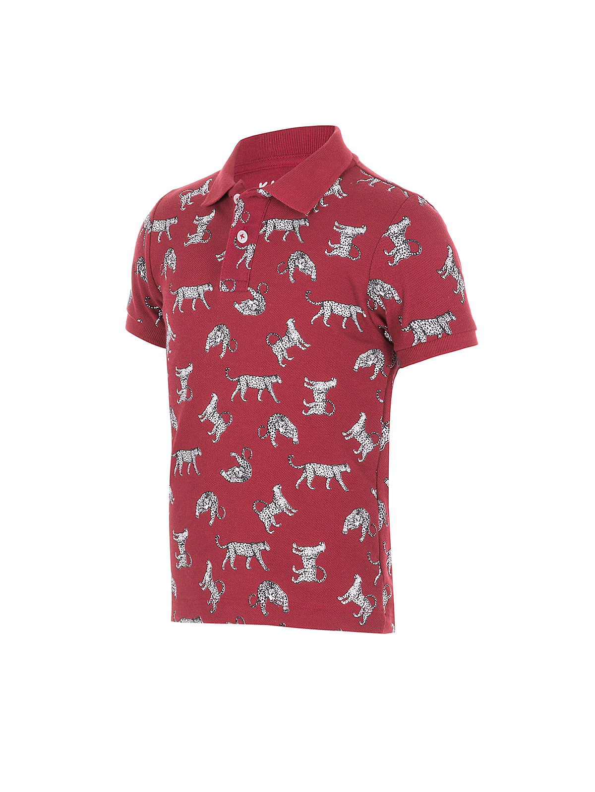 camisa tipo polo vinotinto