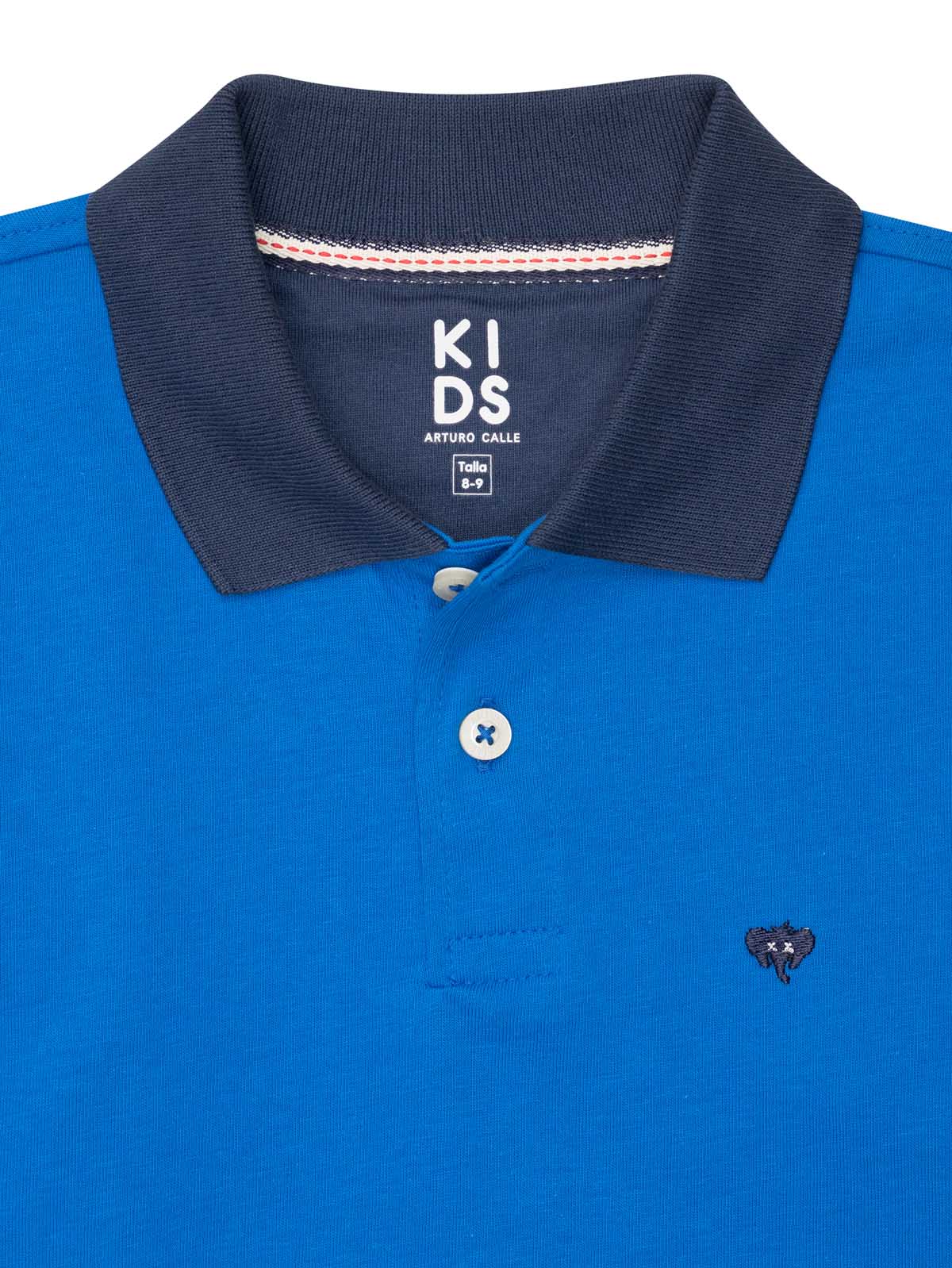 camisa azul polo