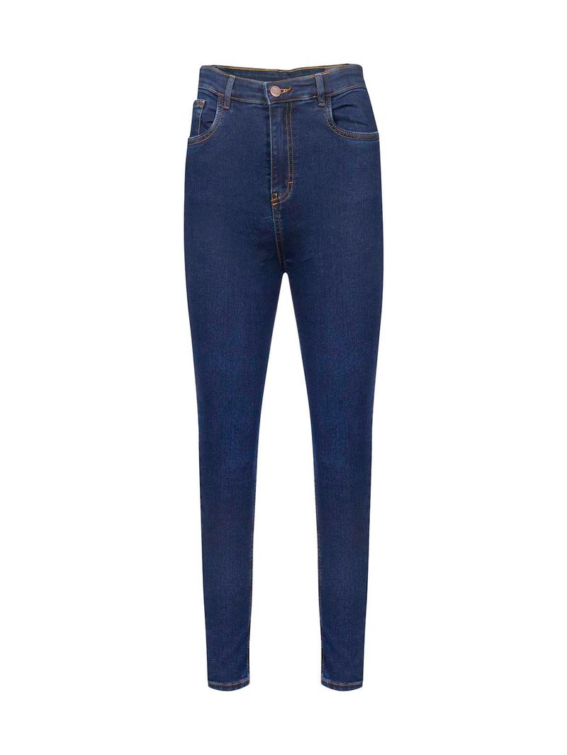Jean Silueta Skinny Ajustada Tiro Alto para Mujer 001027