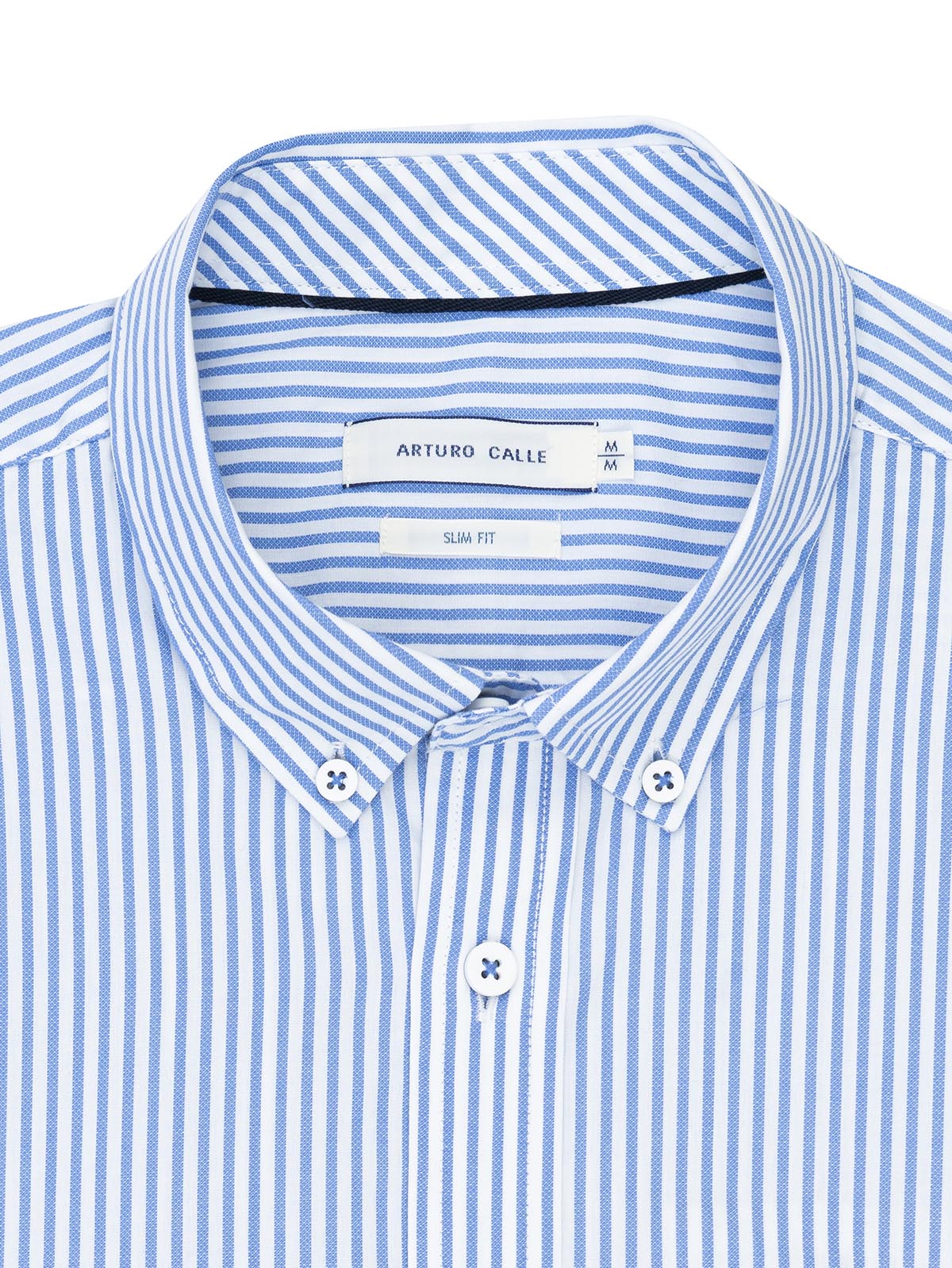 Camisa Casual CASAMODA Manga Corta A Cuadros - Algodón Puro, Corte Informal, Cuello Kent, Cómoda