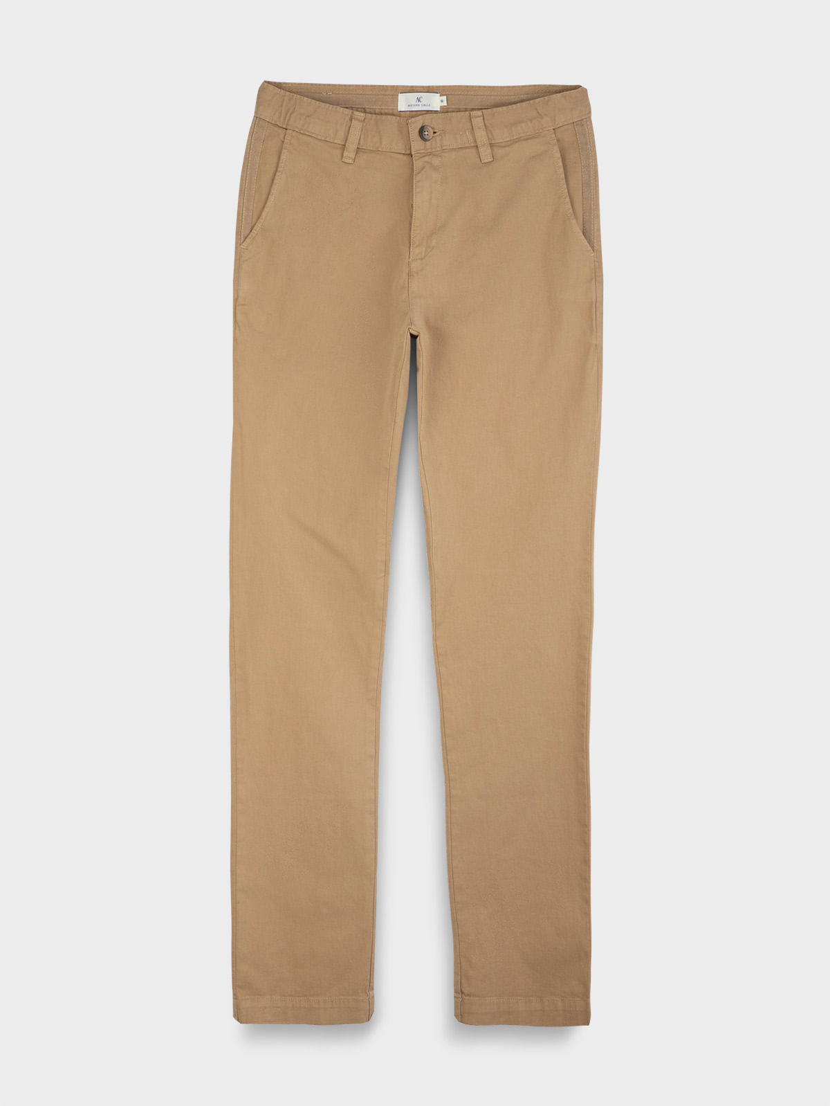 Pantalón Chino Slim Unicolor para Hombre 03688