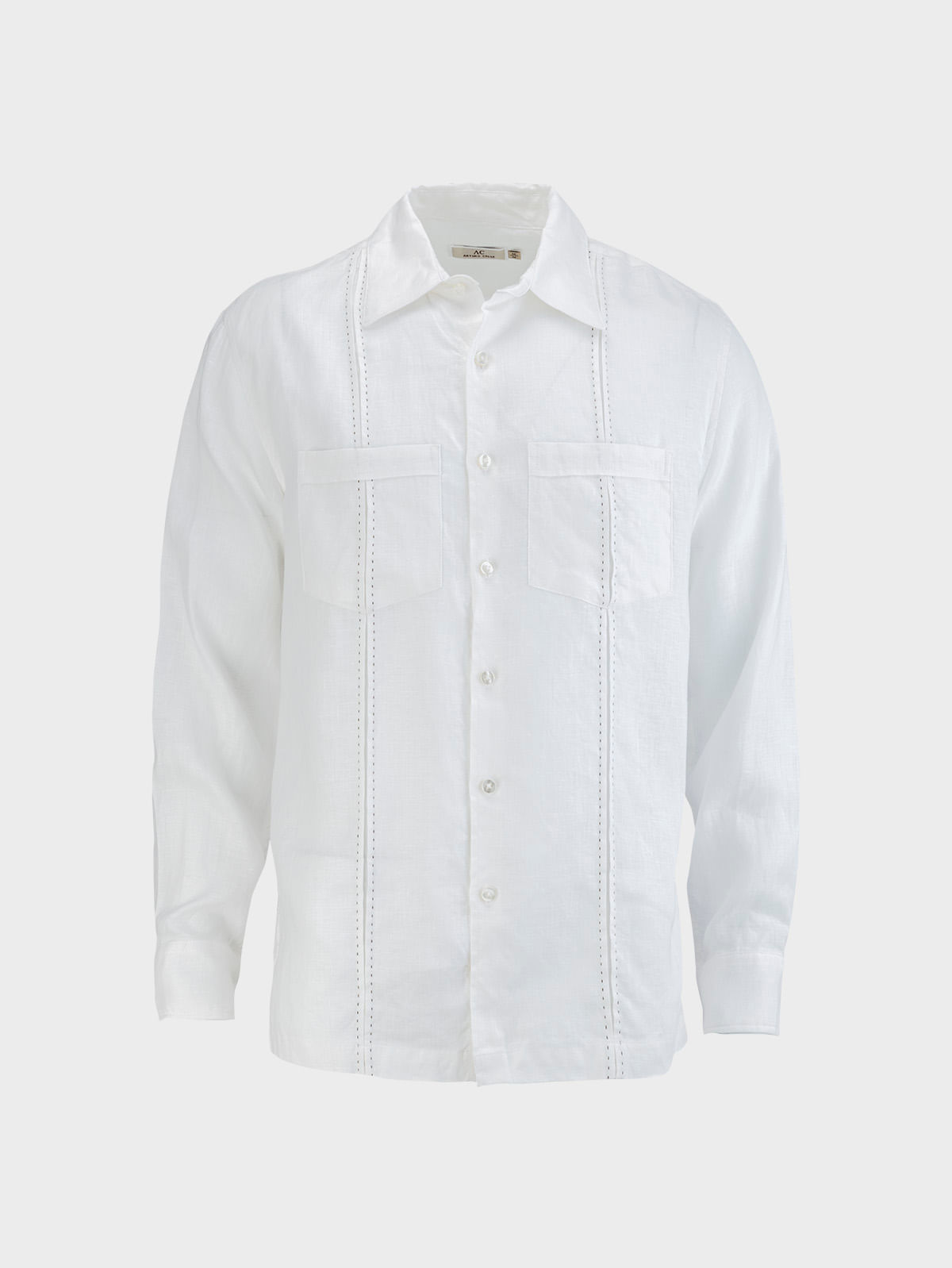 Guayabera De Lino Para Hombre 646 Arturo Calle