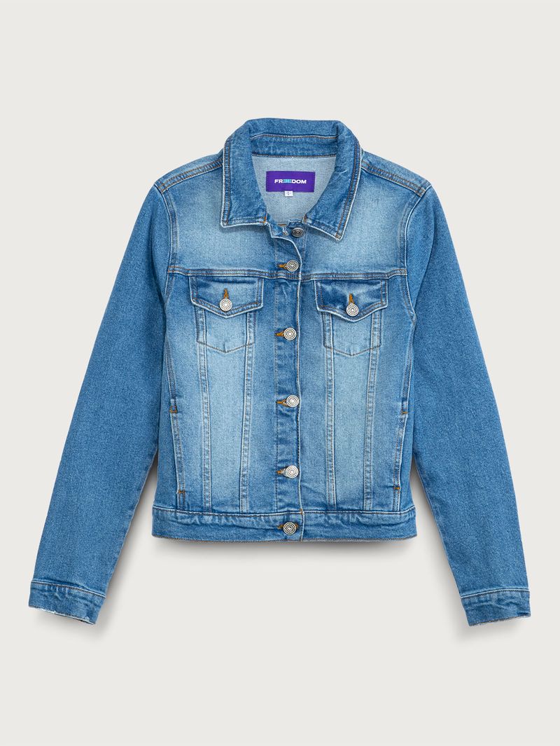Chaqueta Clásica Denim para Mujer 01880