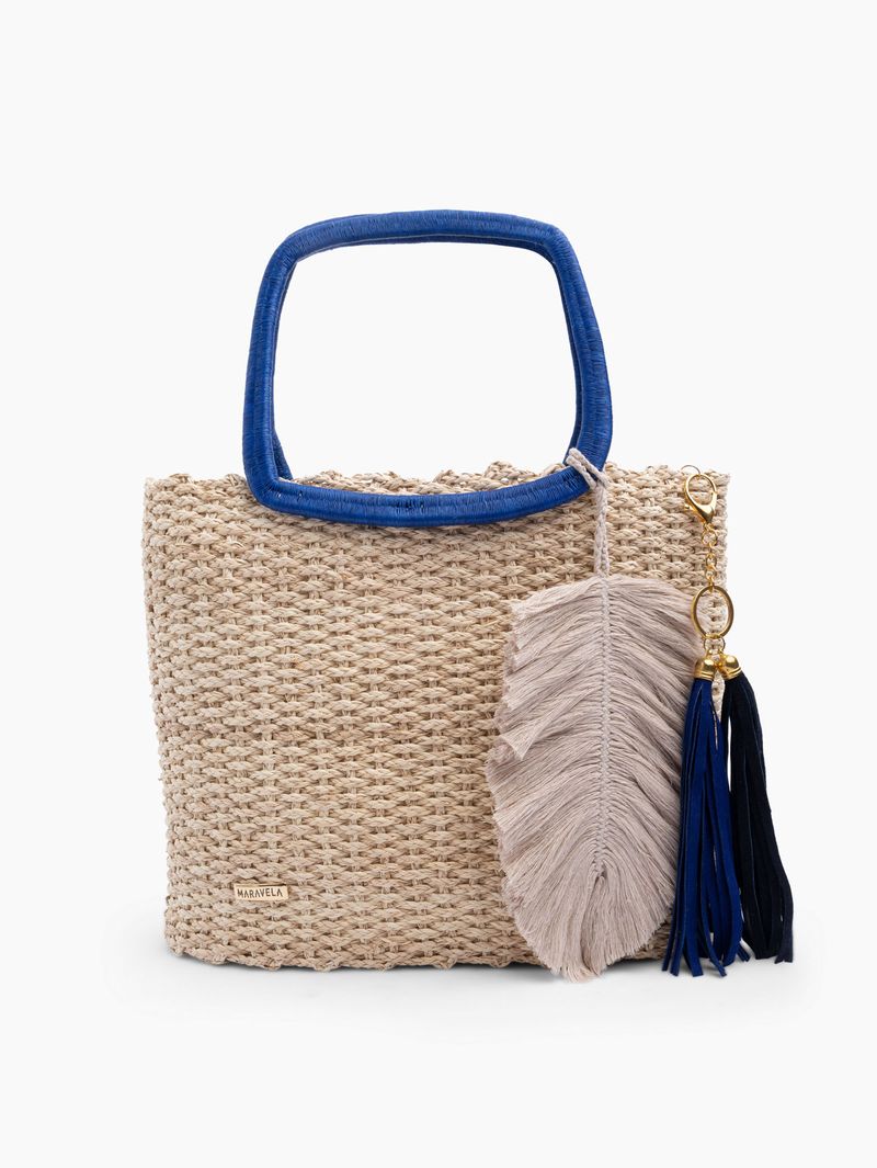 Bolso Artesanal con Llavero para Mujer 00701