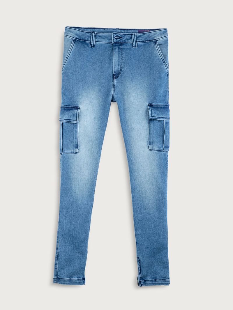 Jean Cargo Silueta Skinny Hombre 02072