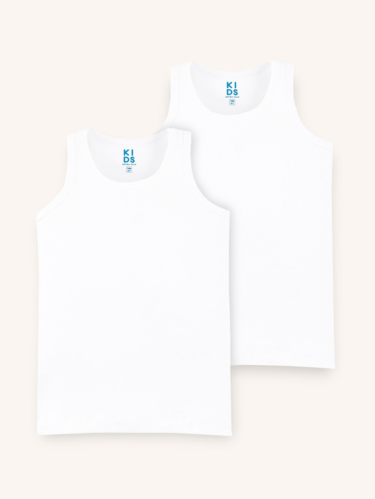 Pack x 2 Camisillas Tipo Esqueleto para Niño 04610