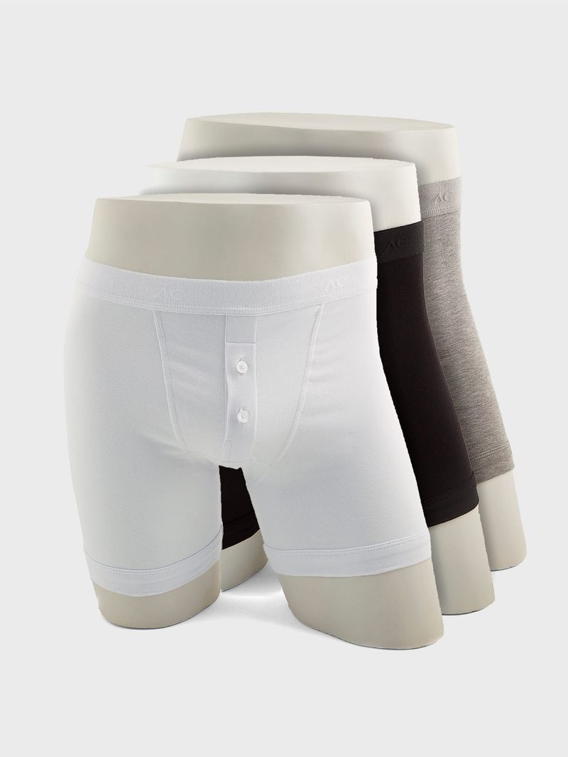 Pack x 3 Bóxers Unicolor 74187