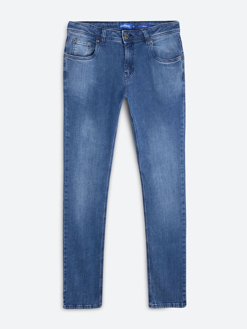 Jean Skinny Unicolor para Hombre 10948