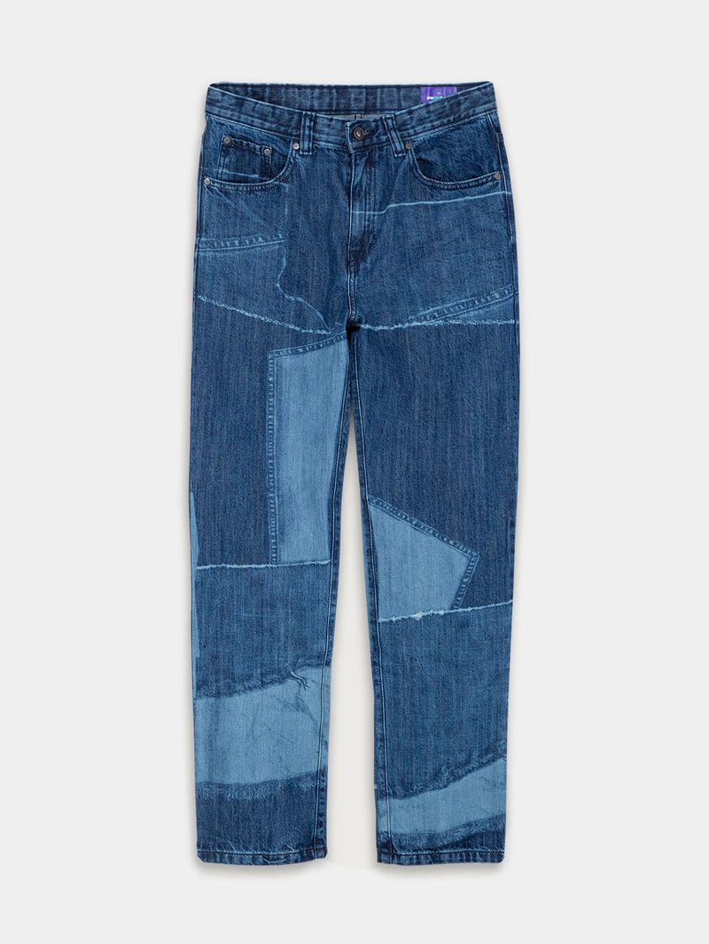 Jean con Efecto Patchworck para Hombre Freedom 03494