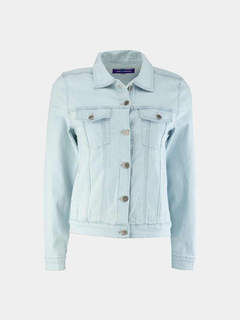 Chaqueta en Denim Clásica para Mujer 02826