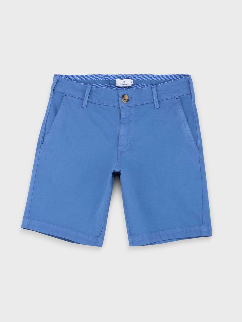 Bermuda Unicolor Slim Fit para Hombre 30973