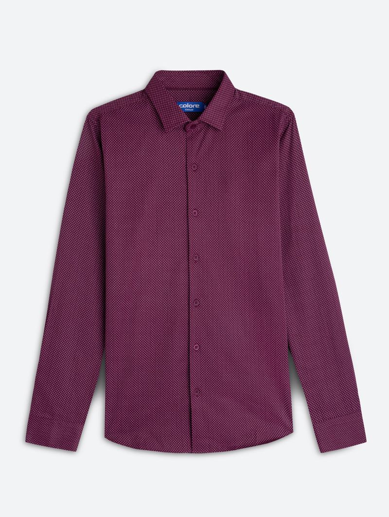 Camisa Business Estampada para Hombre 09261