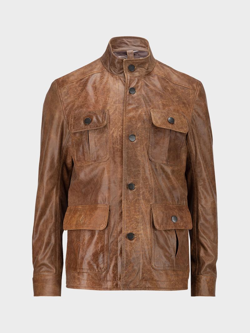 Chaqueta en Cuero para Hombre 21535