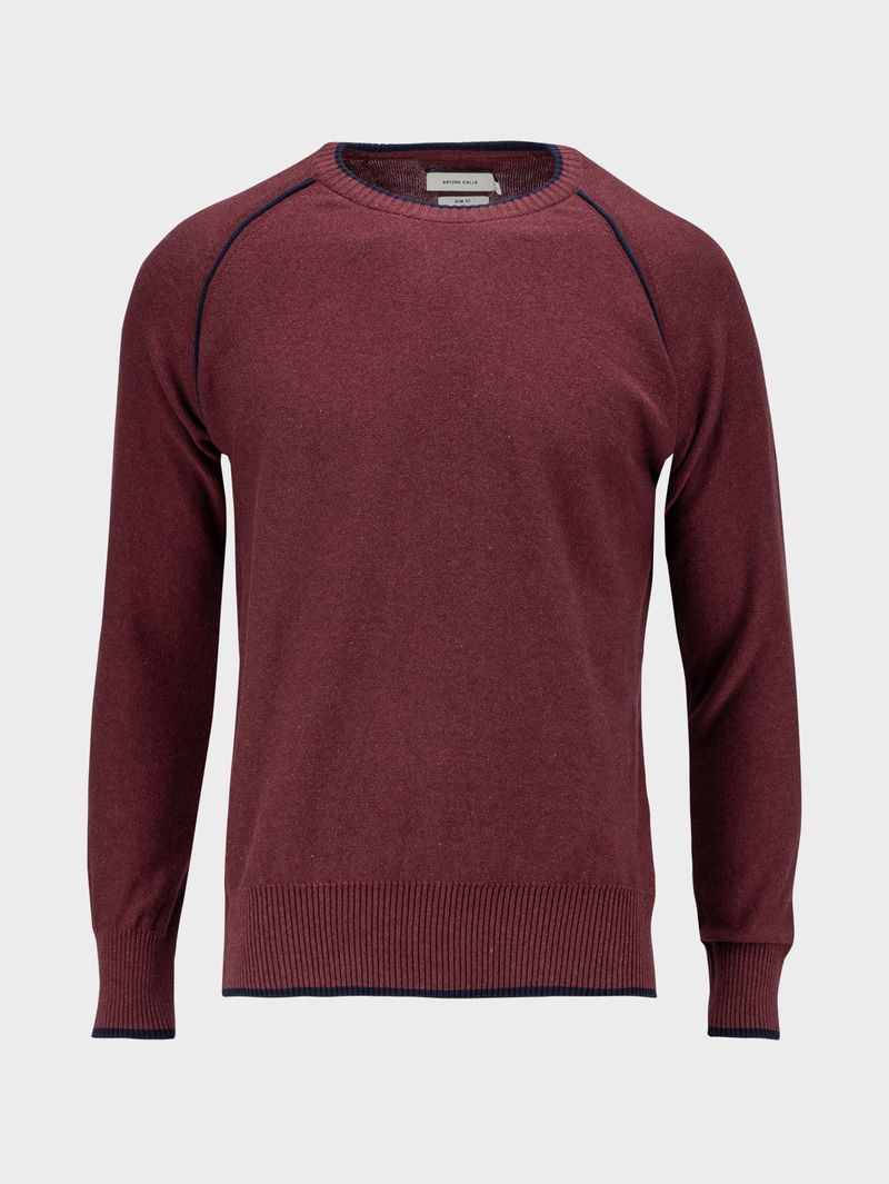 Suéter Cuello Redondo Silueta Semi Slim para Hombre 30297
