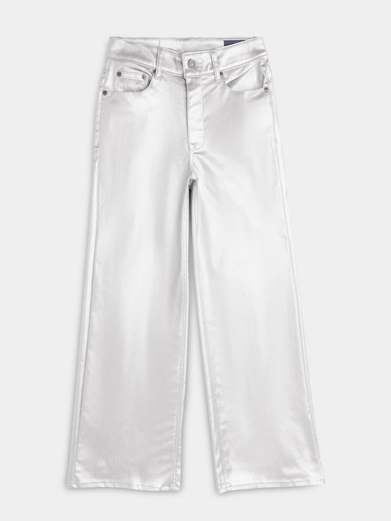 Pantalón Bota Recta Efecto Platinado 04797