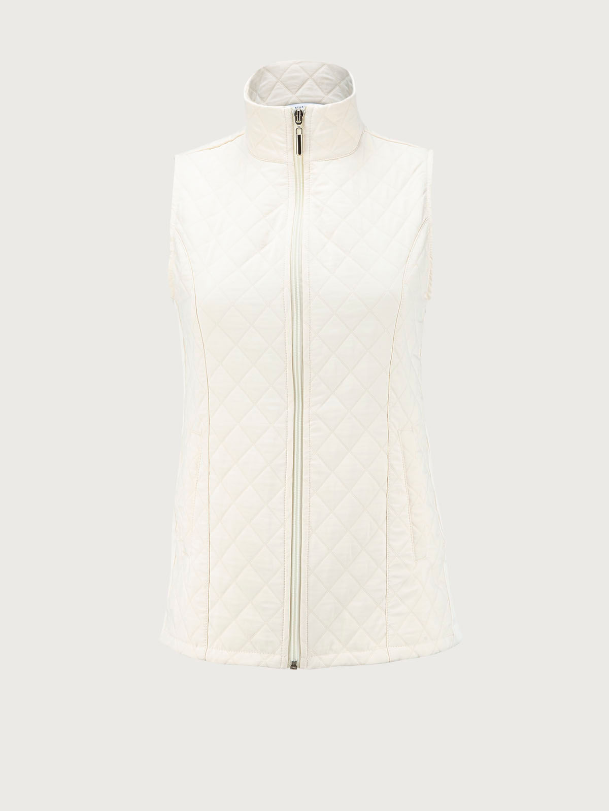 Chaleco Unicolor Cuello Alto para Mujer 33981