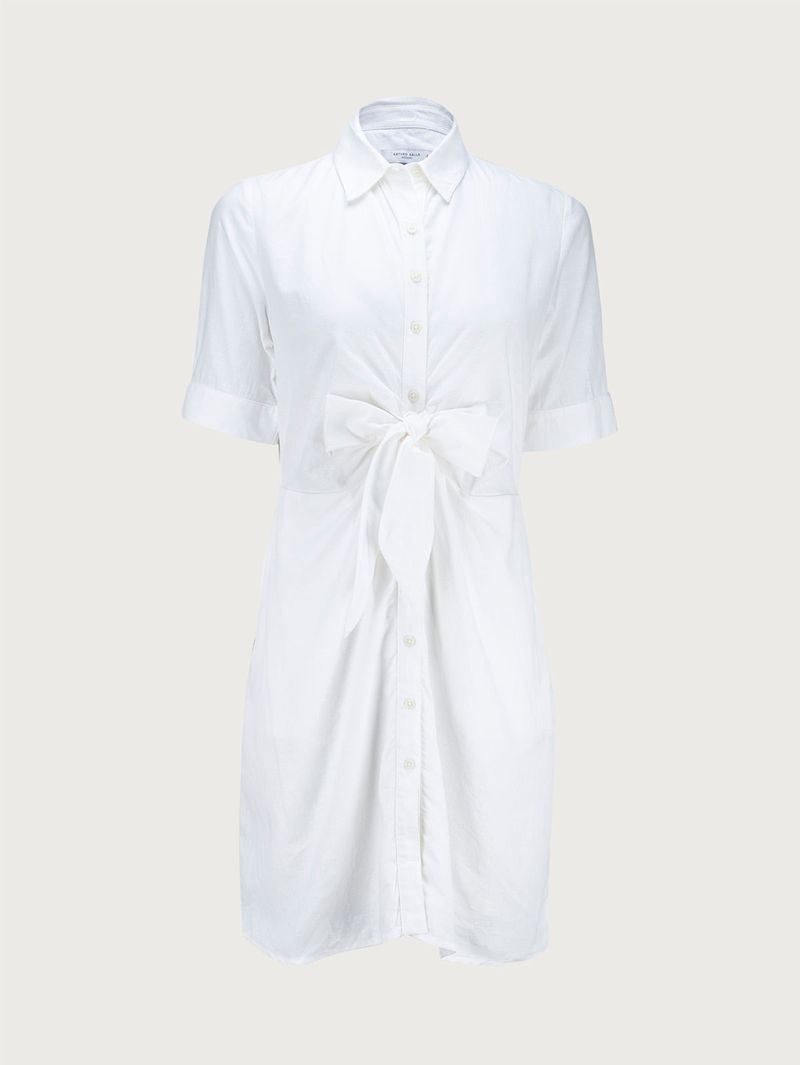 Vestido Camisero Anudado para Mujer 34489