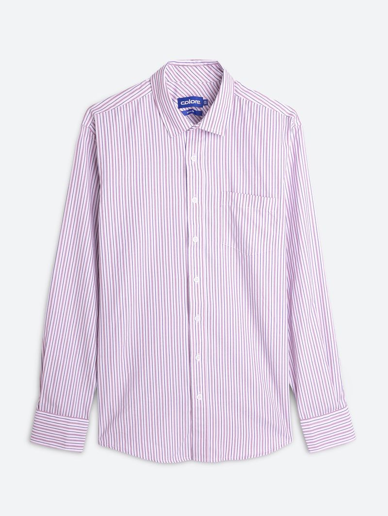 Camisa Casual Rayas Slim Fit para Hombre 11250