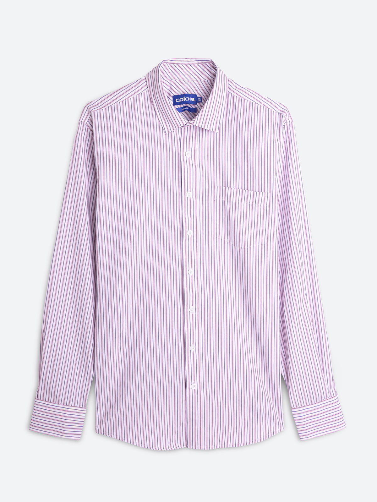 Camisa Casual Rayas Slim Fit para Hombre 11250