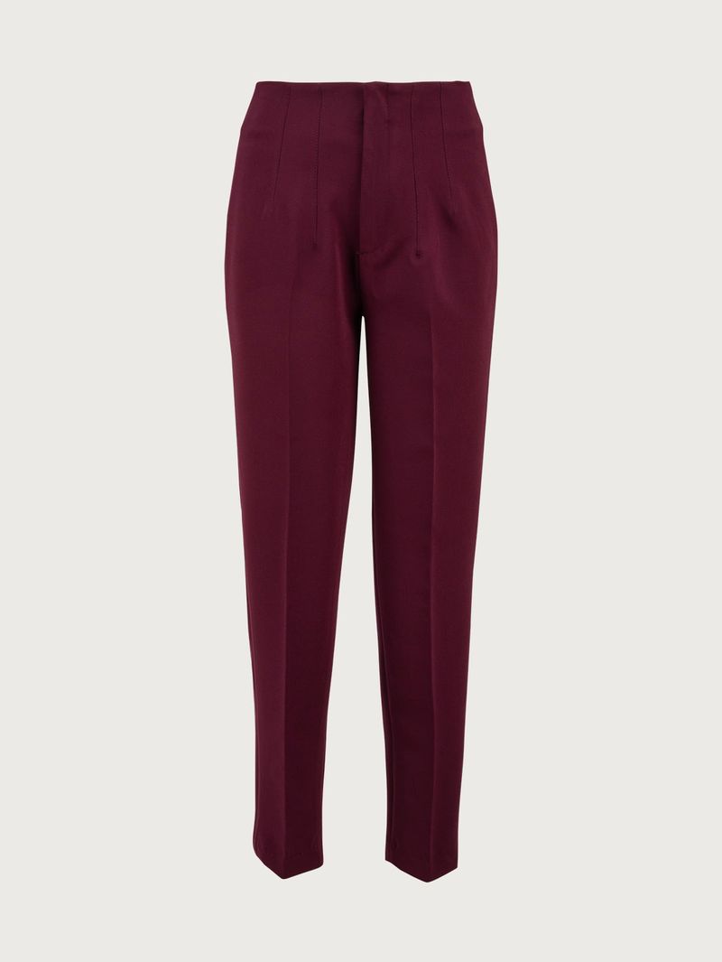 Pantalón Tiro Alto con Pinzas para Mujer 34434