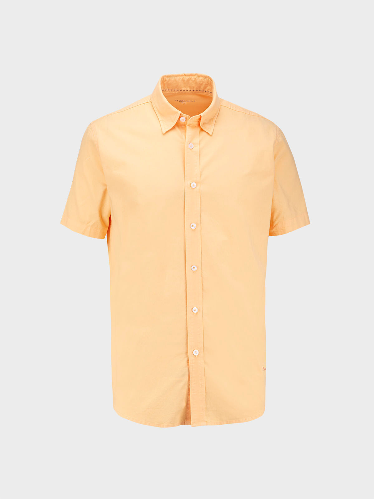 Camisa Unicolor Manga Corta para Hombre 35292