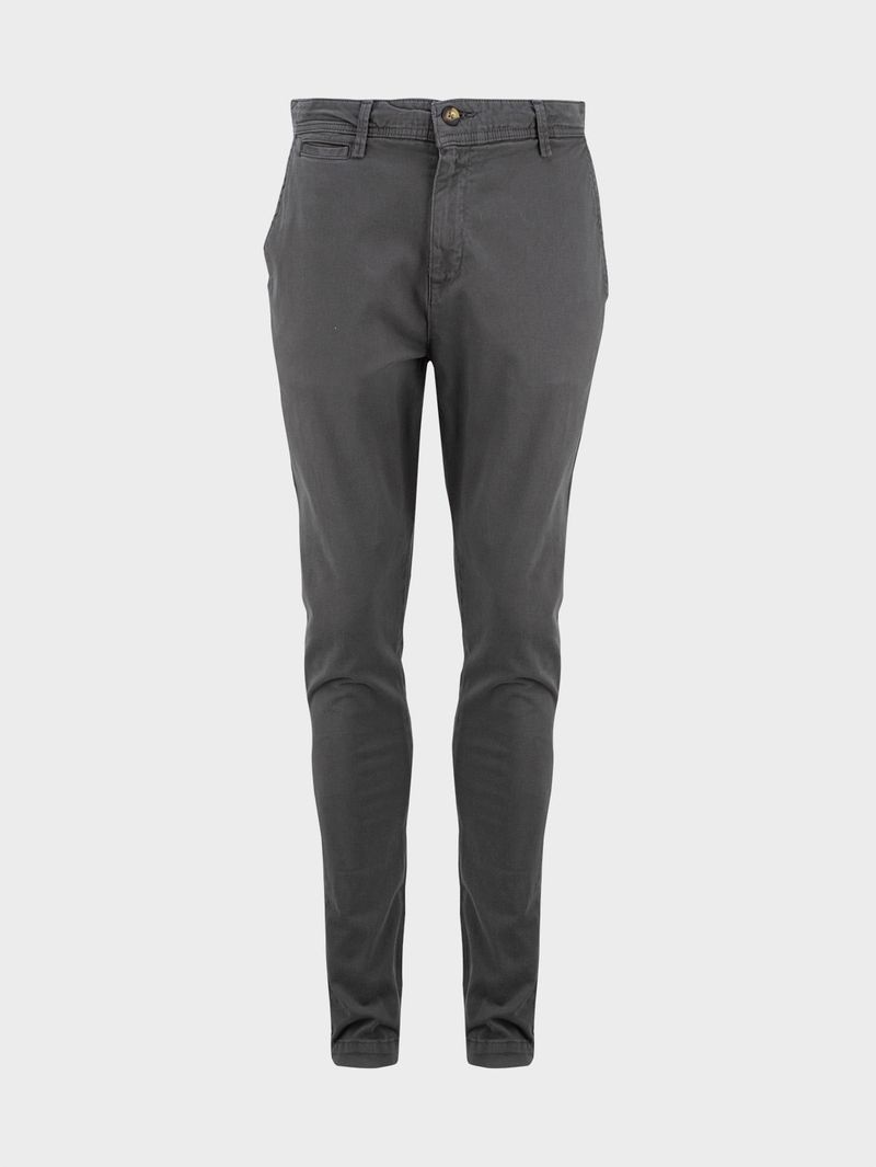 Pantalón Unicolor Súper Slim Fit para Hombre 34143