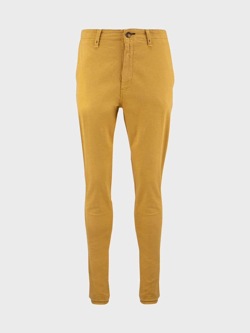 Pantalón Unicolor Súper Slim Fit para Hombre 34142