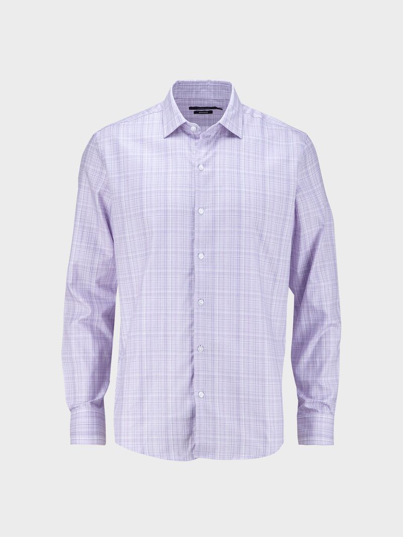 Camisa Business a Cuadros Manga Larga para Hombre 33969