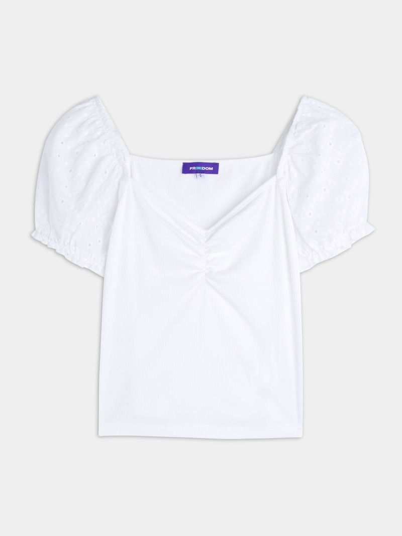 Camiseta Nido de Abeja para Mujer 05102