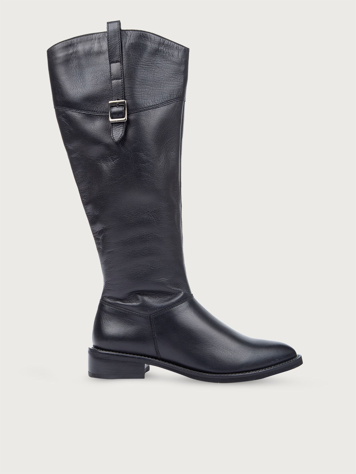 Botas Caña Alta en Cuero para Mujer 34612
