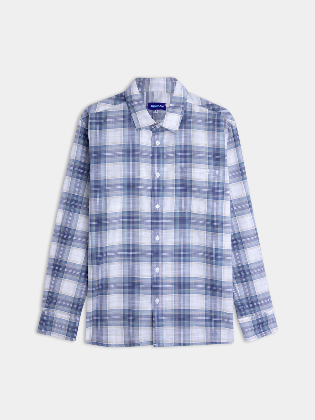 Camisa de Cuadro Manga Larga para Hombre 05096