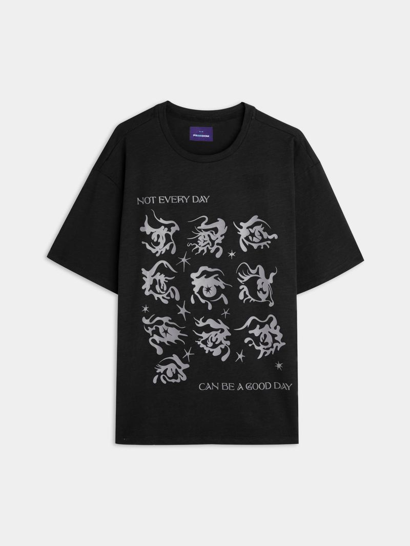 Camiseta con Estampado en Frente para Hombre 04948