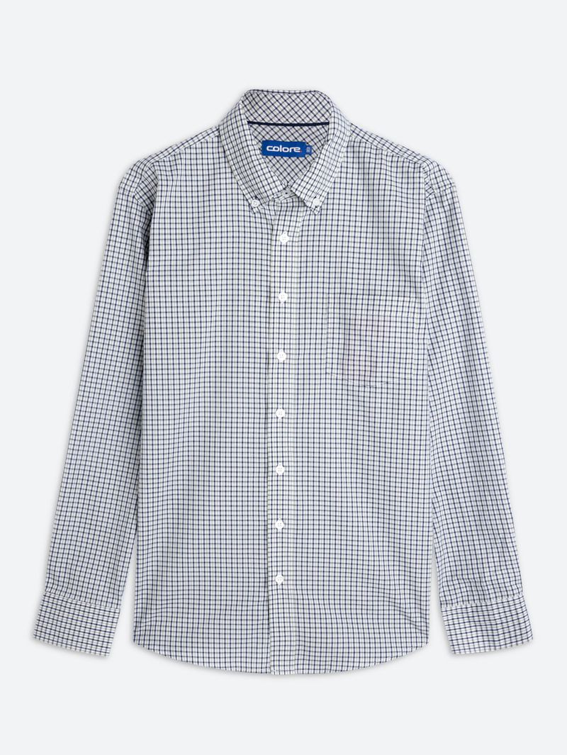 Camisa Casual de Cuadros para Hombre 10595