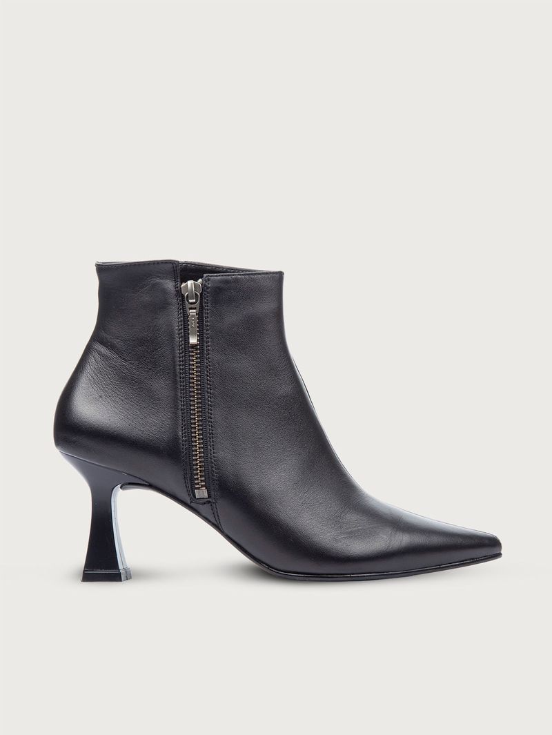Botas de Cuero con Tacón para Mujer 35026