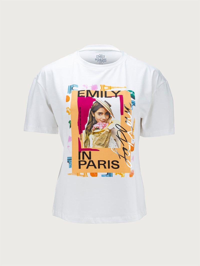 Camiseta Estampada para Mujer 35498