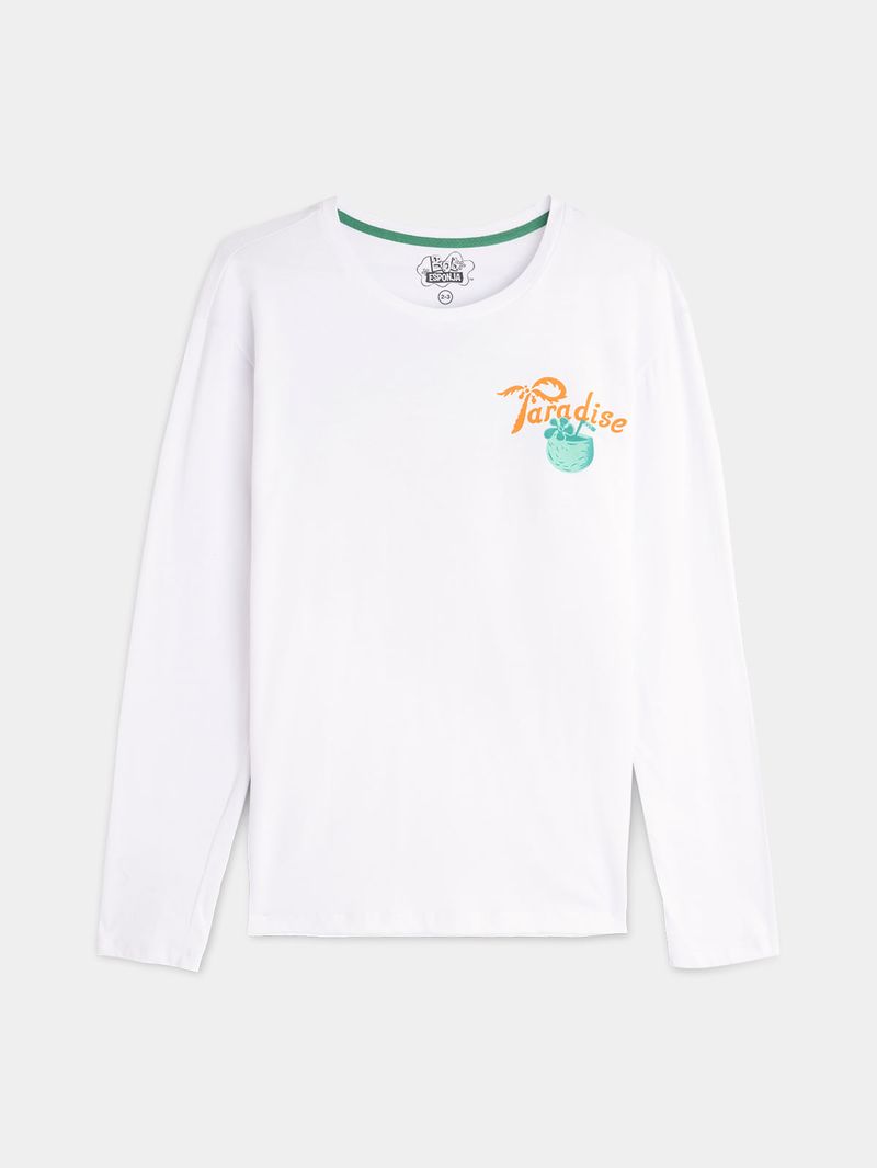 Camiseta Manga Larga de Bob Esponja para Hombre 05137