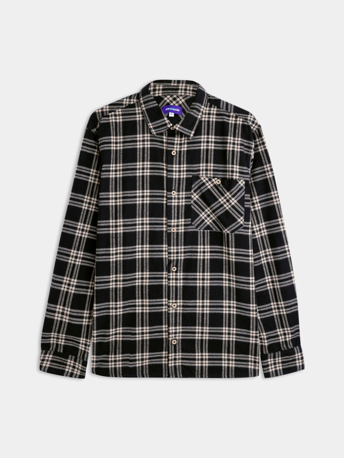 Camisa de Cuadro Manga Larga para Hombre 05097