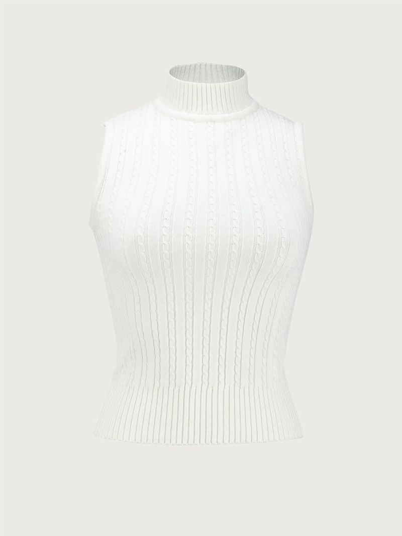 Camisa Tejida Ajustada para Mujer 34972
