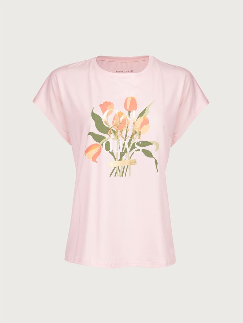Camiseta Estampada para Mujer 36591