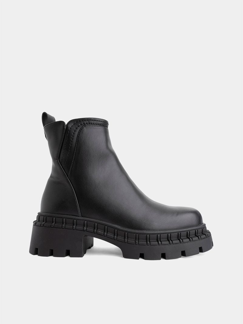 Botas Tipo Chunky con Cierre para Mujer 05433
