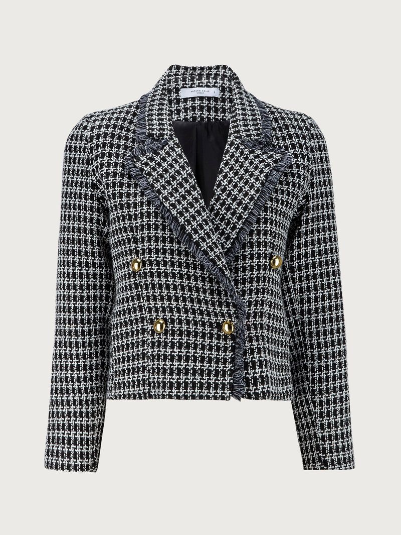 Chaqueta Corta en Tweed para Mujer 36285