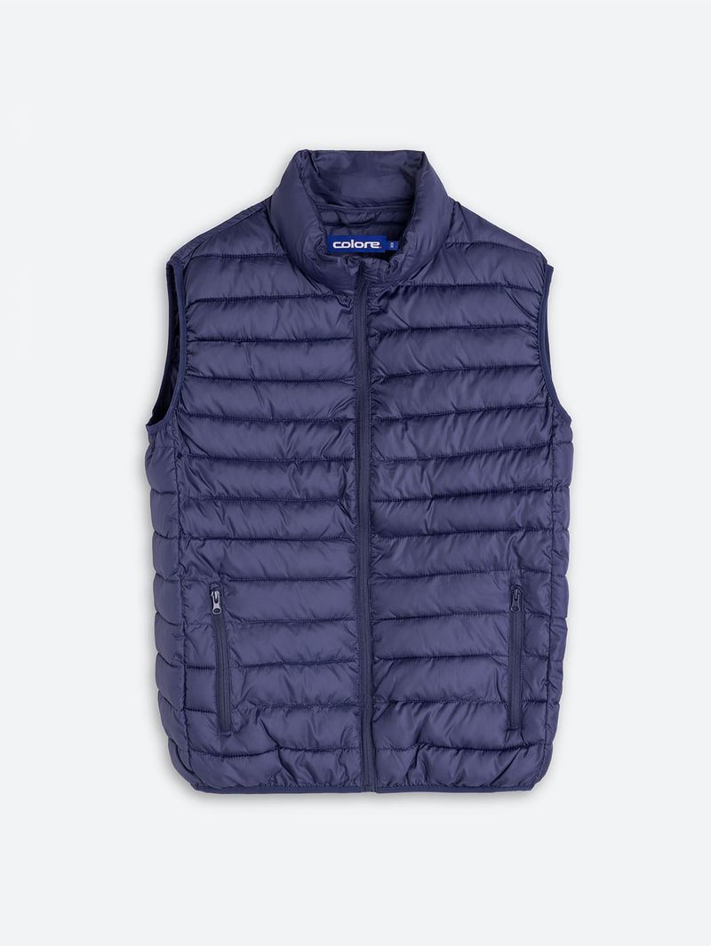 Chaleco Acolchado Unicolor para Hombre 11924