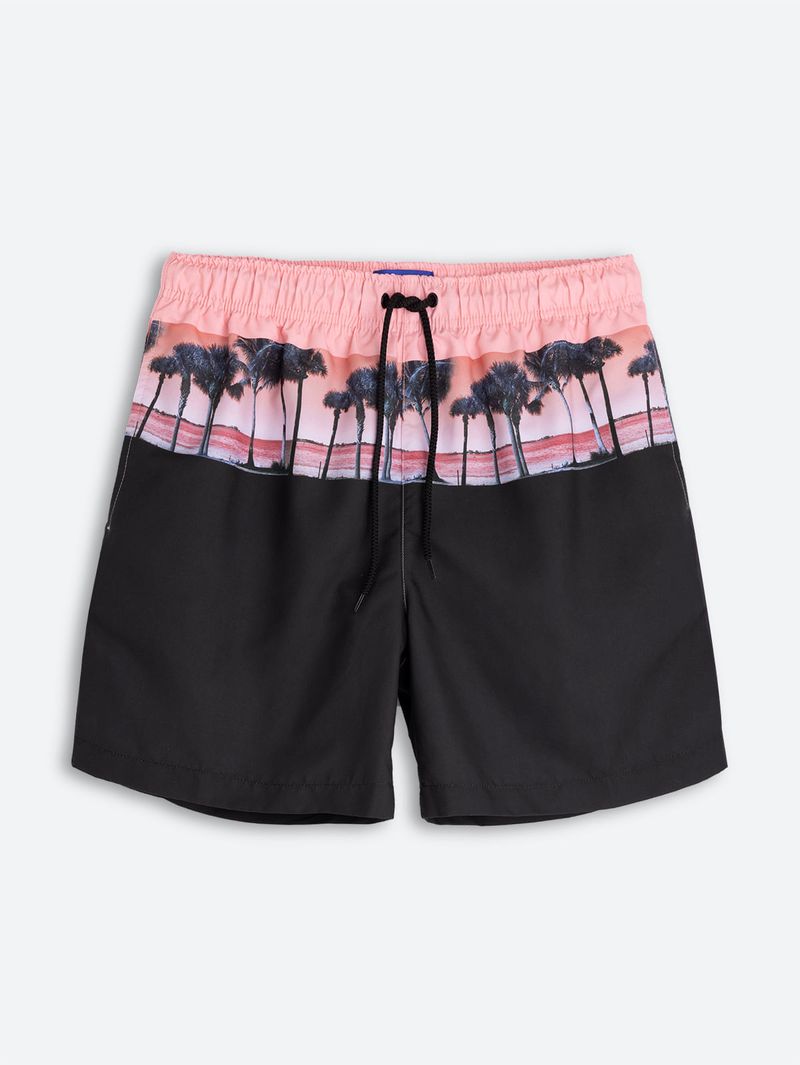 Pantaloneta de Baño Estampada para Hombre 11652