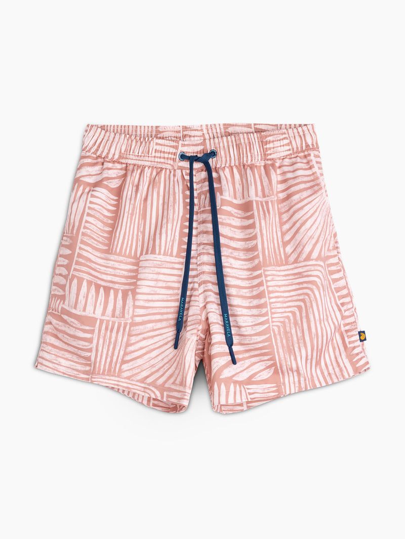 Pantaloneta de Baño Estampada para Hombre 02401
