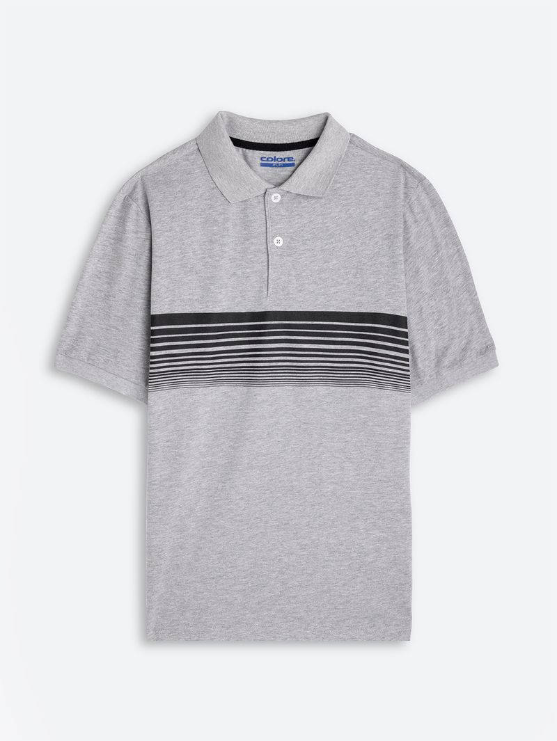 Polo A Rayas Jersey para Hombre 12281