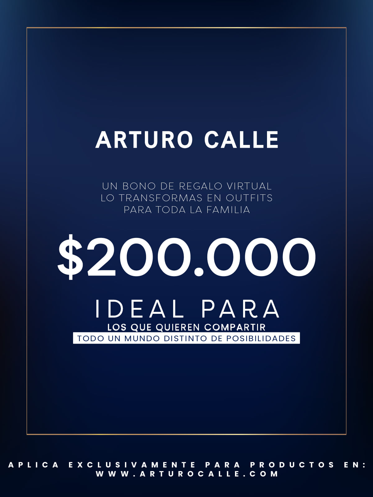 Bono de Regalo Virtual $200.000